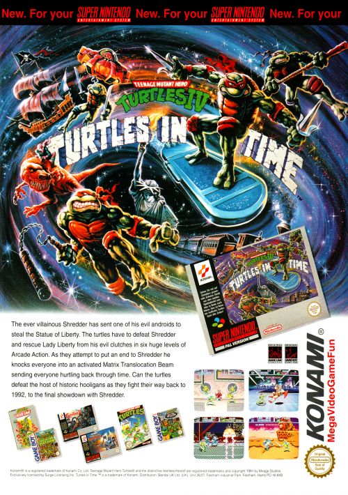Teenage Mutant Ninja Turtles IV - Turtles in Time game thumb