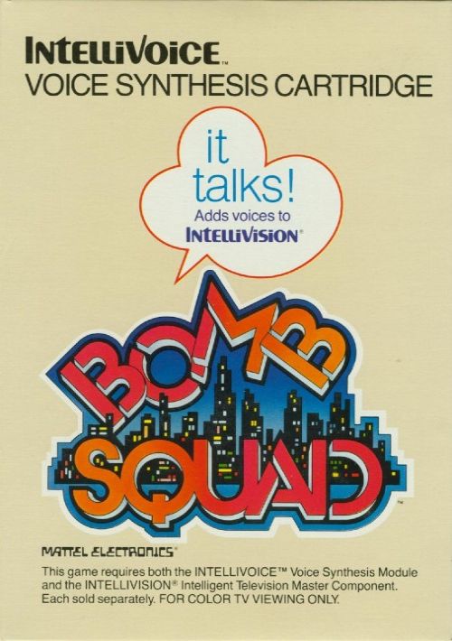 Bomb Squad (1982) (Mattel) game thumb