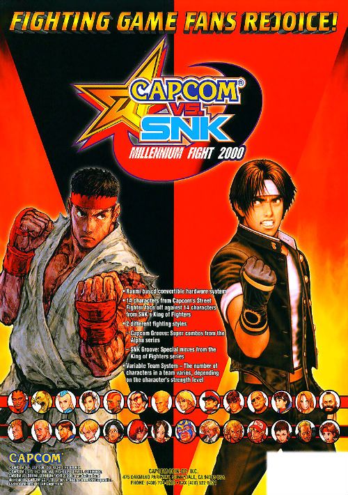 Capcom Vs. SNK Millennium Fight 2000 game thumb