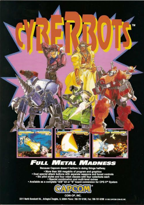 CYBERBOTS - FULLMETAL MADNESS (EUROPE) game thumb