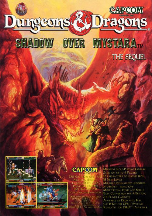 DUNGEONS & DRAGONS - SHADOW OVER MYSTARA (EUROPE) game thumb