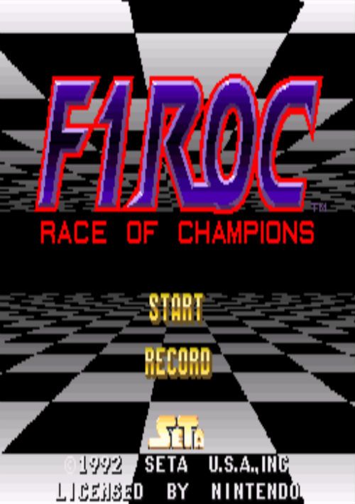 F1 ROC - Race Of Champions game thumb