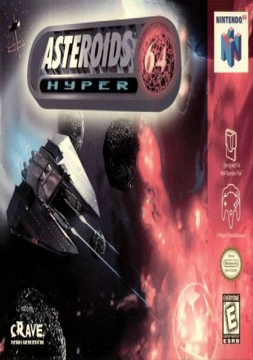 Asteroids Hyper 64 game thumb
