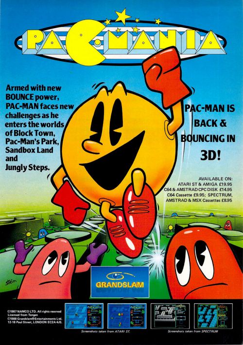 Pac-Mania (1989)(Sharp - SPS) game thumb
