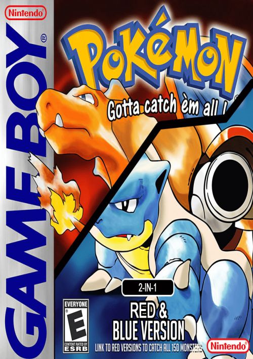 Pokemon Red and Blue 2-in-1 game thumb