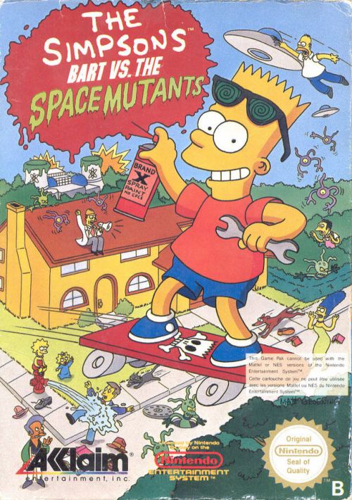 Simpsons - Bart Vs The Space Mutants, The game thumb