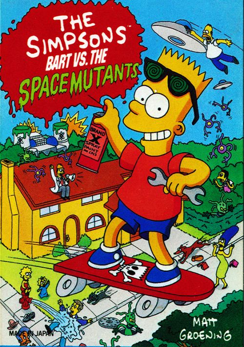 Simpsons, The - Bart Vs. The Space Mutants_Disk1 game thumb