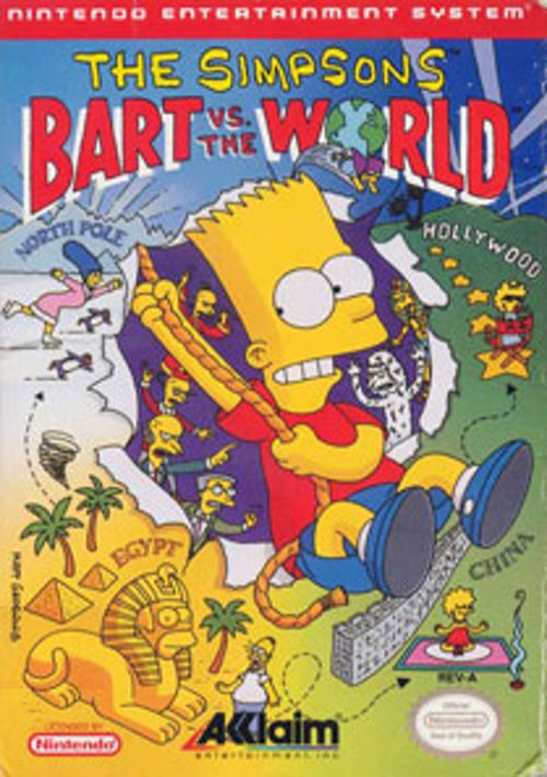 Simpsons, The - Bart Vs. The World game thumb