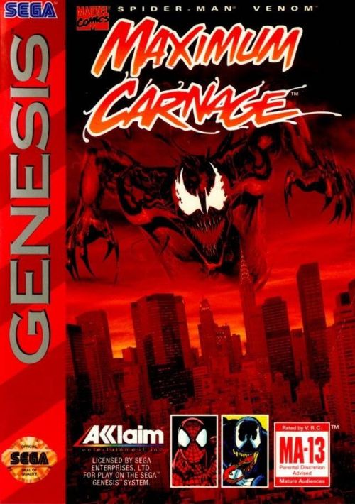 Spider-Man and Venom - Maximum Carnage game thumb