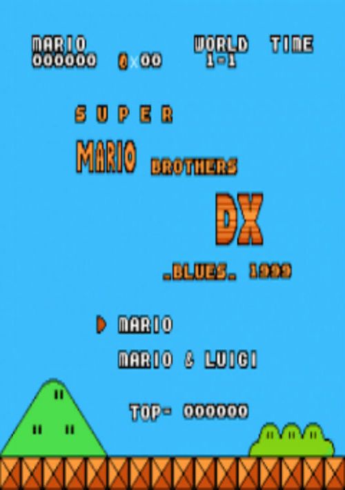 Super Mario Bros DX Blues (SMB1 Hack) game thumb