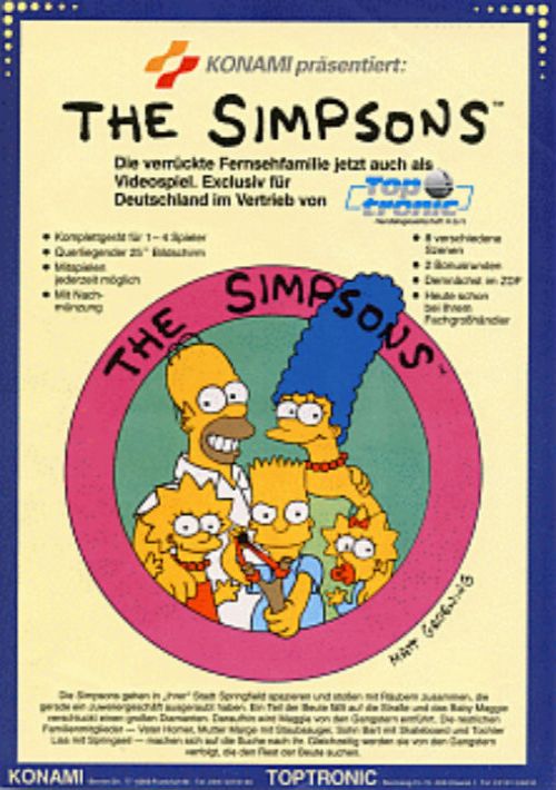 The Simpsons (2 Players World, set 1) game thumb