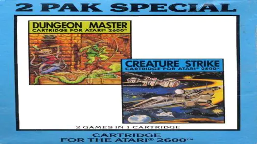  2 Pak Special Blue - Dungeon Master,Creature Strike (1992) (PAL) game