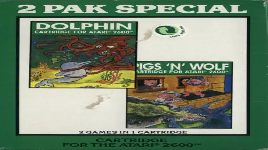 2 Pak Special - Dolphin, Pigs 'N Wolf (1990) (HES) (PAL) game