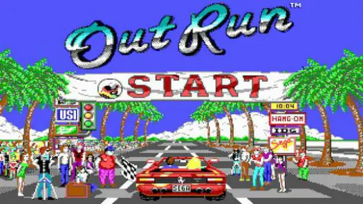 Out Run (deluxe sitdown) game