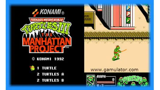 TMNT III - The Manhattan Project game