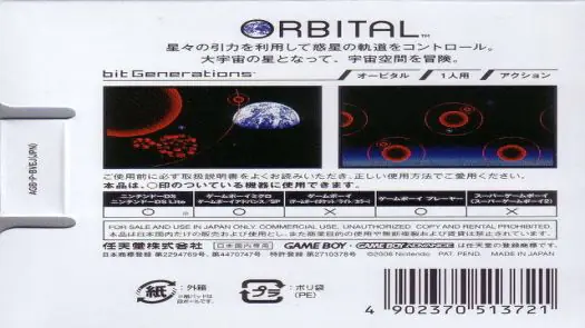 Bit Generations Orbital game