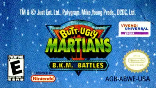 Butt-Ugly Martians - B.K.M. Battles game