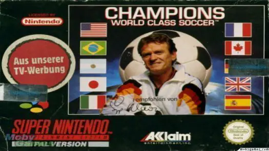 Champions World Class Soccer game