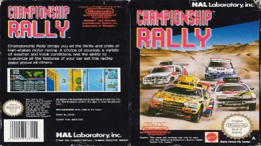 Championship Rally (A) game