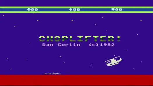 Choplifter (1984) (Atari) game