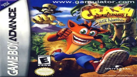 Crash Bandicoot - The Wrath Of Cortex GBA Game