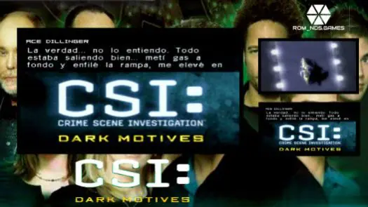 CSI - Dark Motives (E)(EXiMiUS) game
