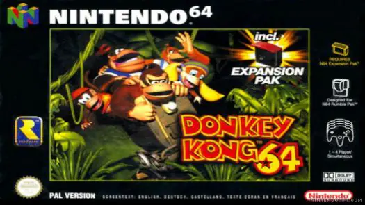 Donkey Kong 64 (J) Game