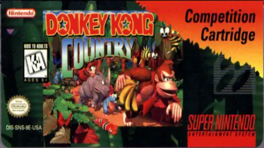  Donkey Kong Country - Competition Cartridge Game