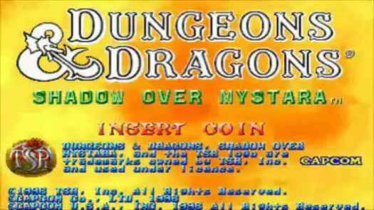 DUNGEONS & DRAGONS - SHADOW OVER MYSTARA (EUROPE) game