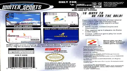 ESPN International Winter Sports 2002 game