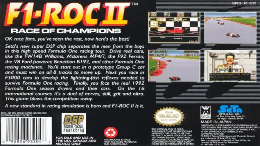 F1 ROC II - Race Of Champions Game