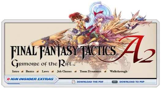 Final Fantasy Tactics A2: Grimoire of the Rift game