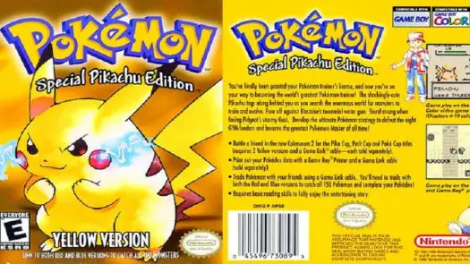 Pokemon - Yellow Version game