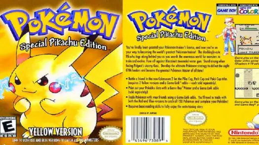 Pokemon - Yellow Version Game