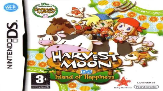 Harvest Moon DS - Island Of Happiness (EU) game