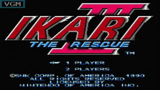 Ikari 3 - The Rescue game