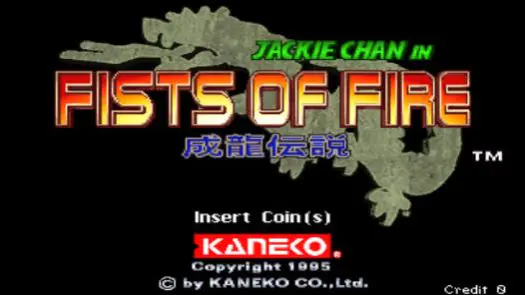 Jackie Chan in Fists of Fire game
