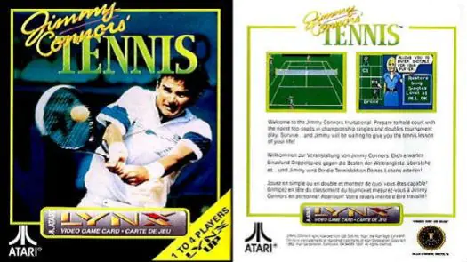 Jimmy Connors' Tennis game