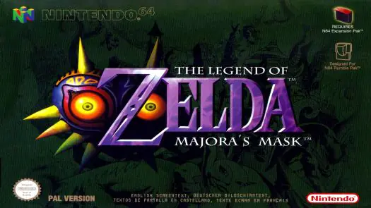 Legend of Zelda, The - Majora's Mask (Europe) game