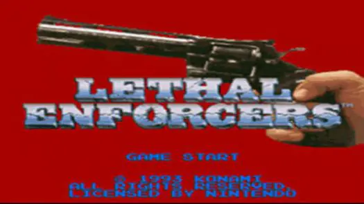 Lethal Enforcers (U) game