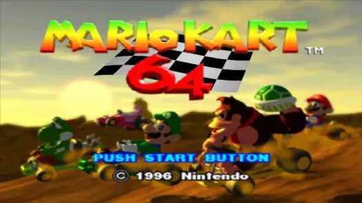 Mario Kart 64 game