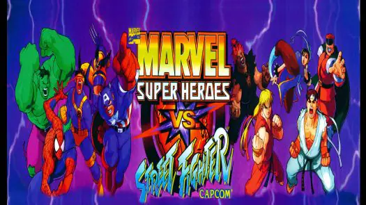 Marvel Super Heroes vs. Street Fighter game