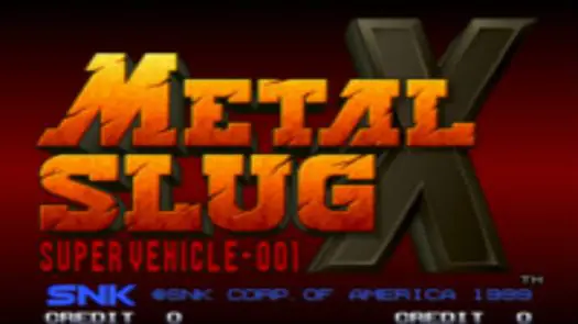Metal Slug X - Super Vehicle-001 Game