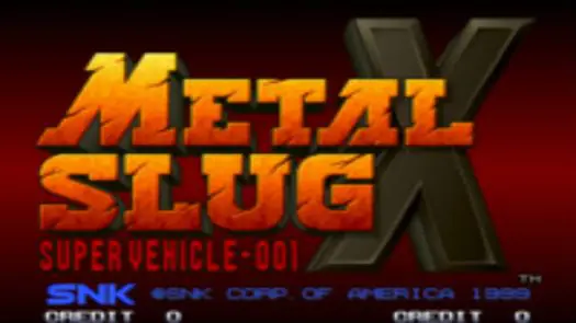 Metal Slug X - Super Vehicle-001 game