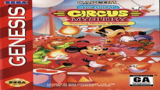 Mickey Mouse - Great Circus Mystery game