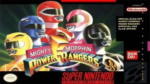 Mighty Morphin Power Rangers (E) game