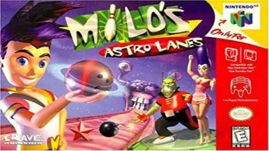 Milo's Astro Lanes game