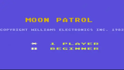 Moon Patrol (1983) (Atari) game
