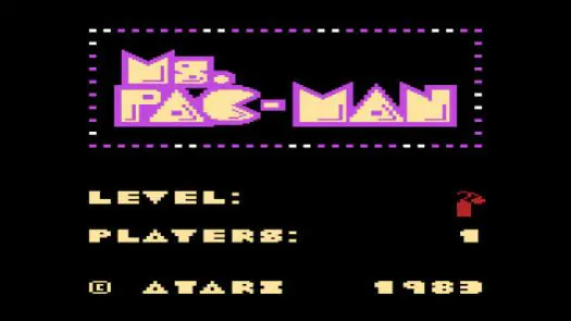 Ms. Pac-Man (1982) (Atari) game