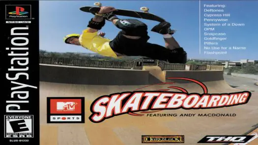 MTV Sports - Skateboarding Featuring Andy MacDonald game